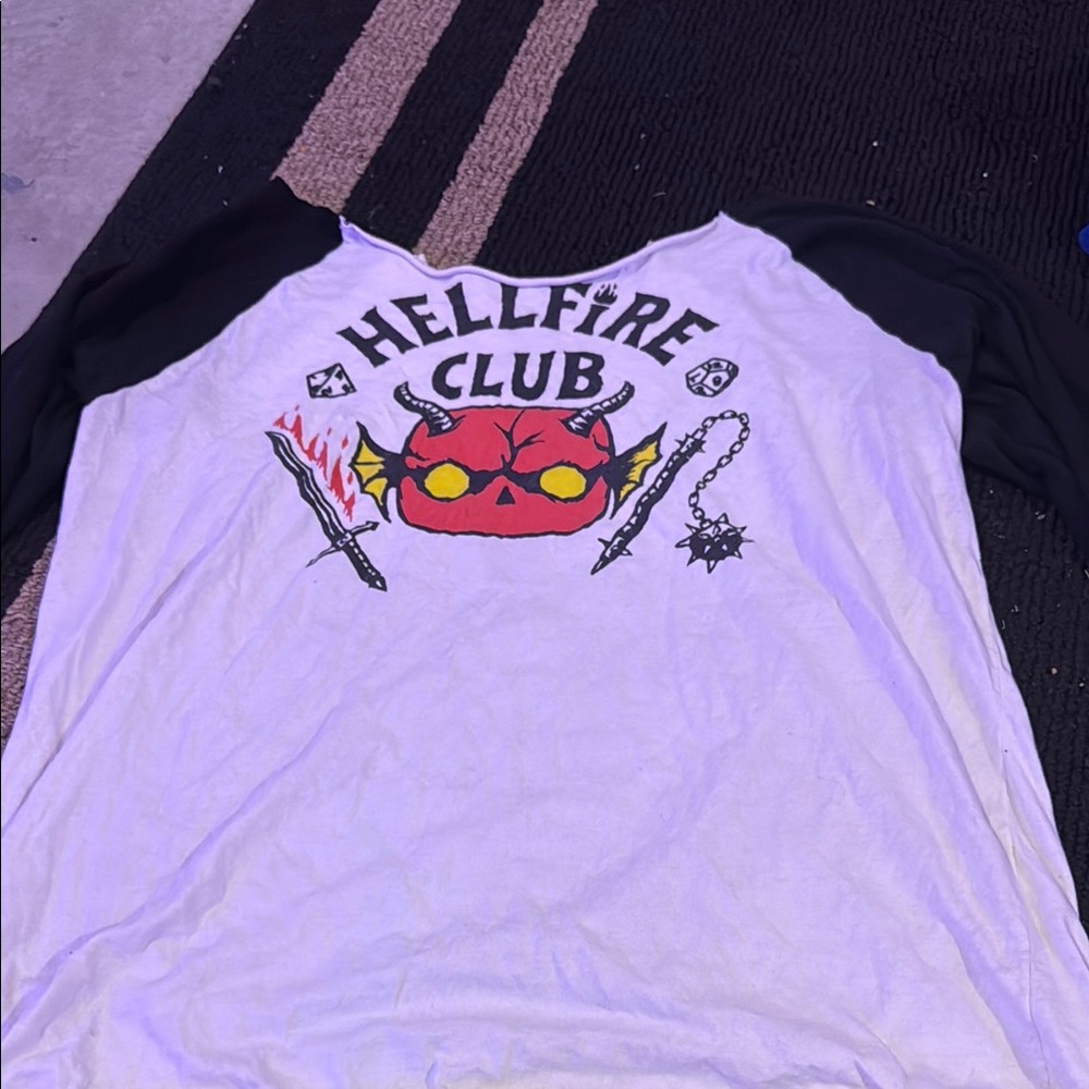 Hellfire Club Graphic Raglan Tee